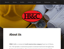 Tablet Screenshot of hbandc.com